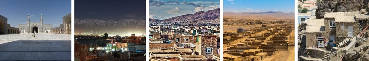 cidades do Afeganistão